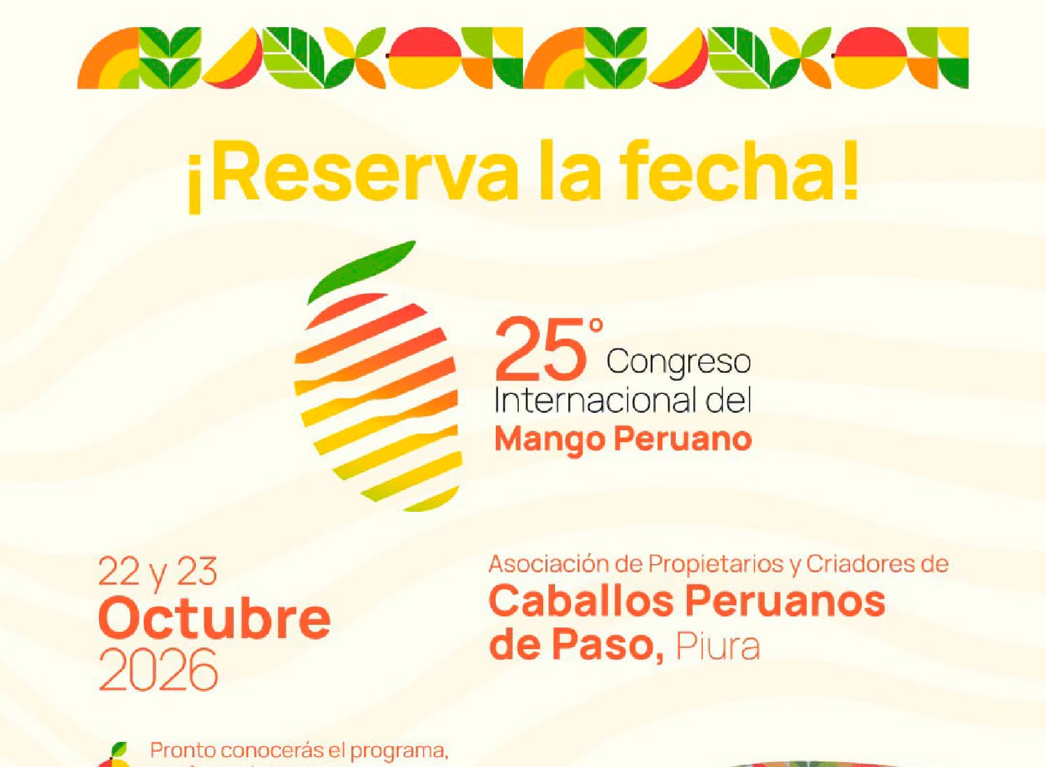 25 Congreso Internacional del Mango Peruano