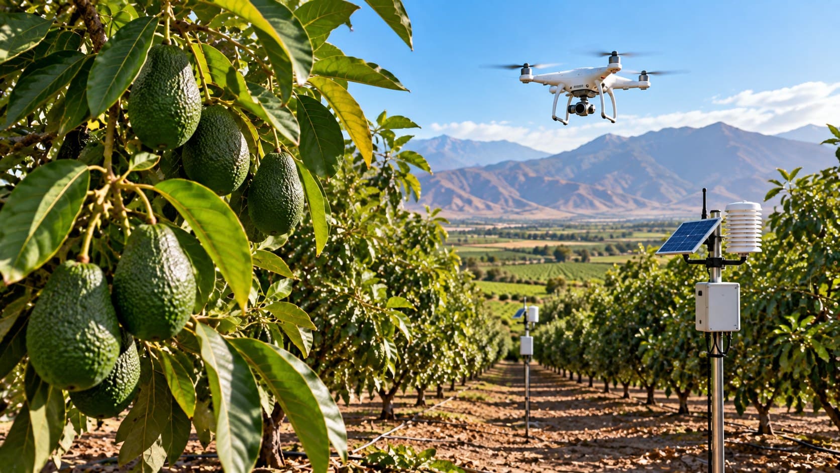 UNALM integra drones, sensores e inteligencia artificial para optimizar el cultivo de palto